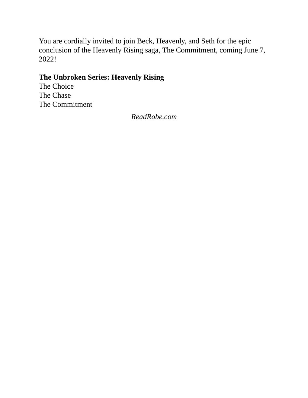 Cover of The Commitment