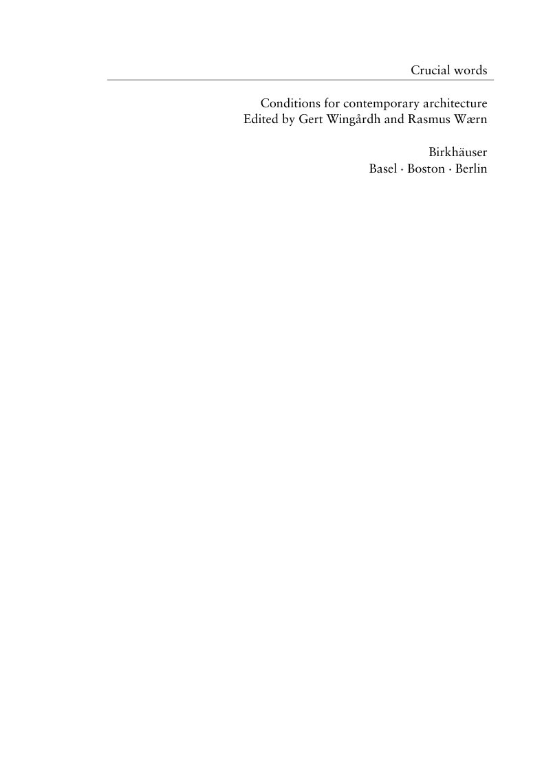 Cover of Crucial Words