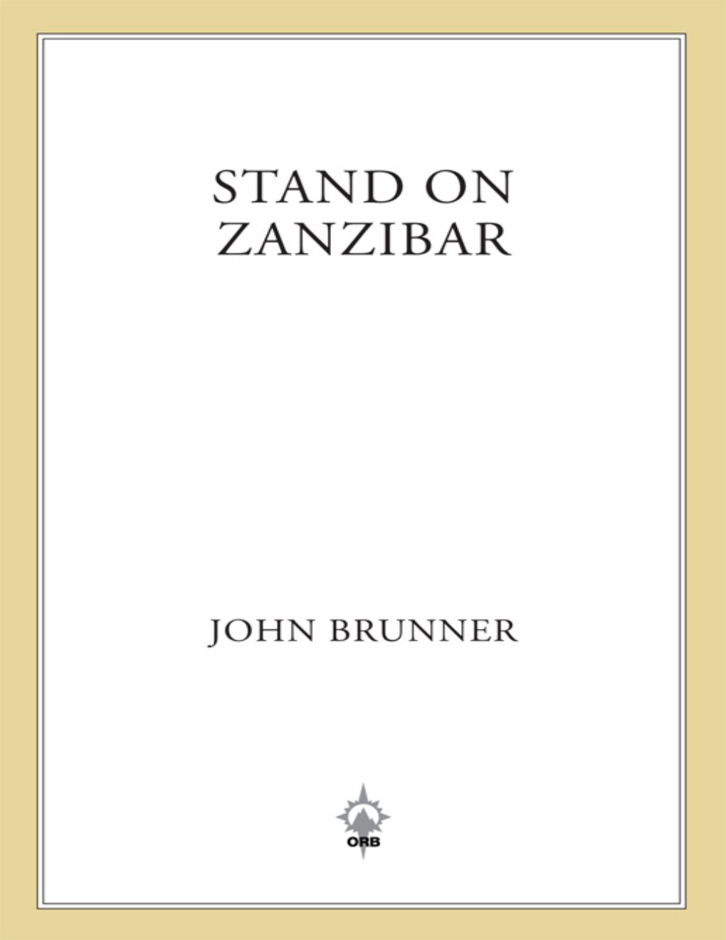 Cover of Stand on Zanzibar