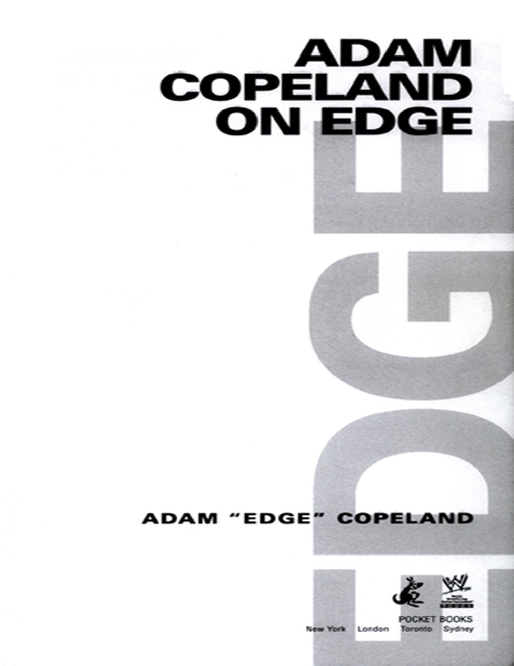 Cover of Adam Copeland on Edge