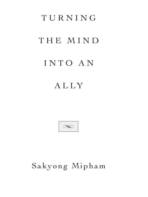 Cover of Turning the Mind Into an Ally