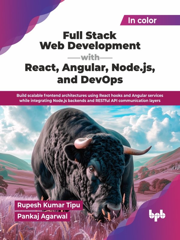 Cover of Full Stack Web Development with React, Angular, Node