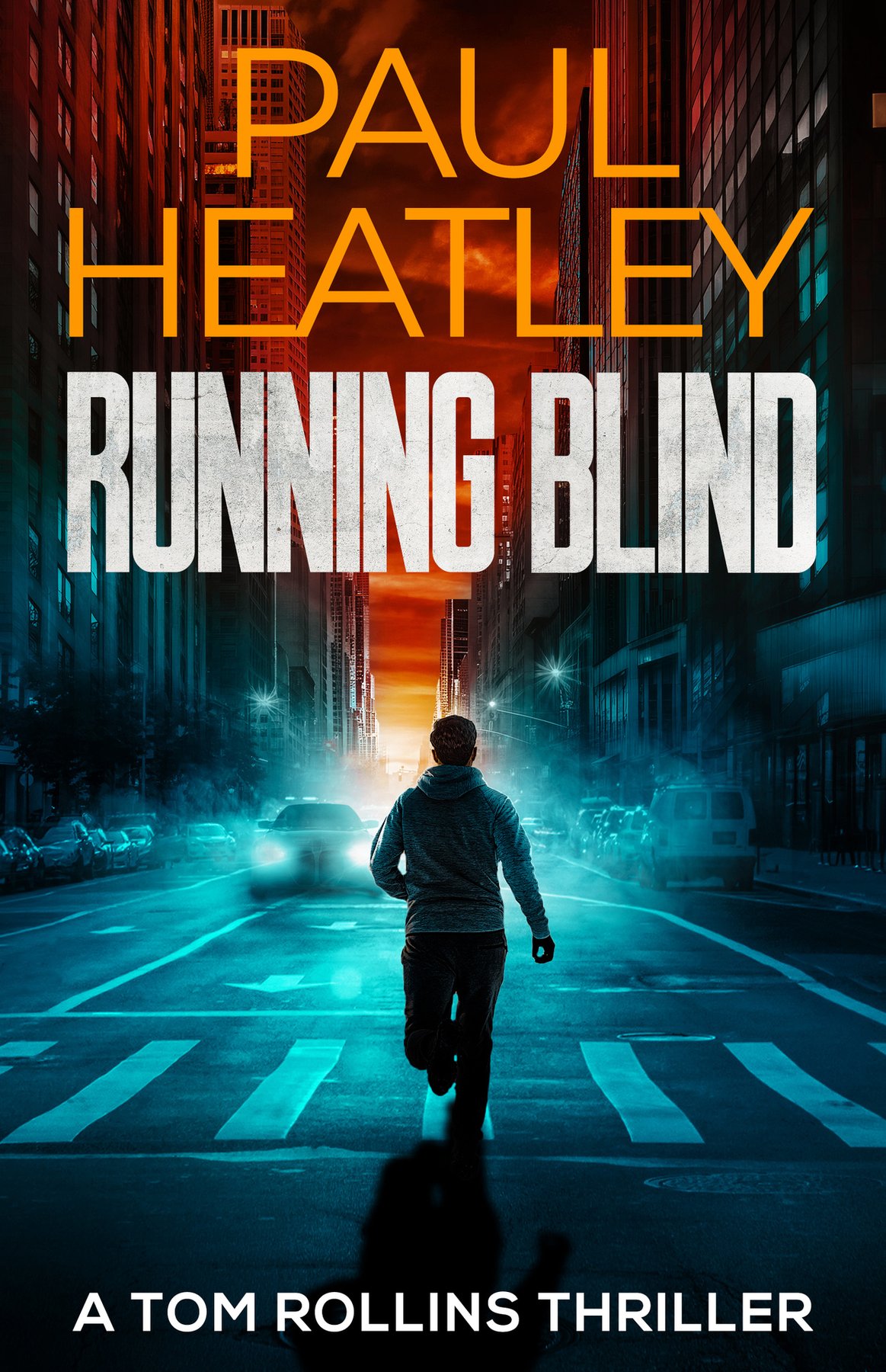 Cover of Running Blind (Tom Rollins Thrillers Book 19)