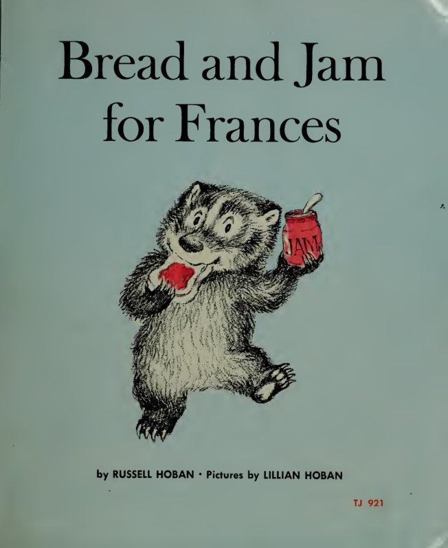 Cover of Bread and jam for Frances