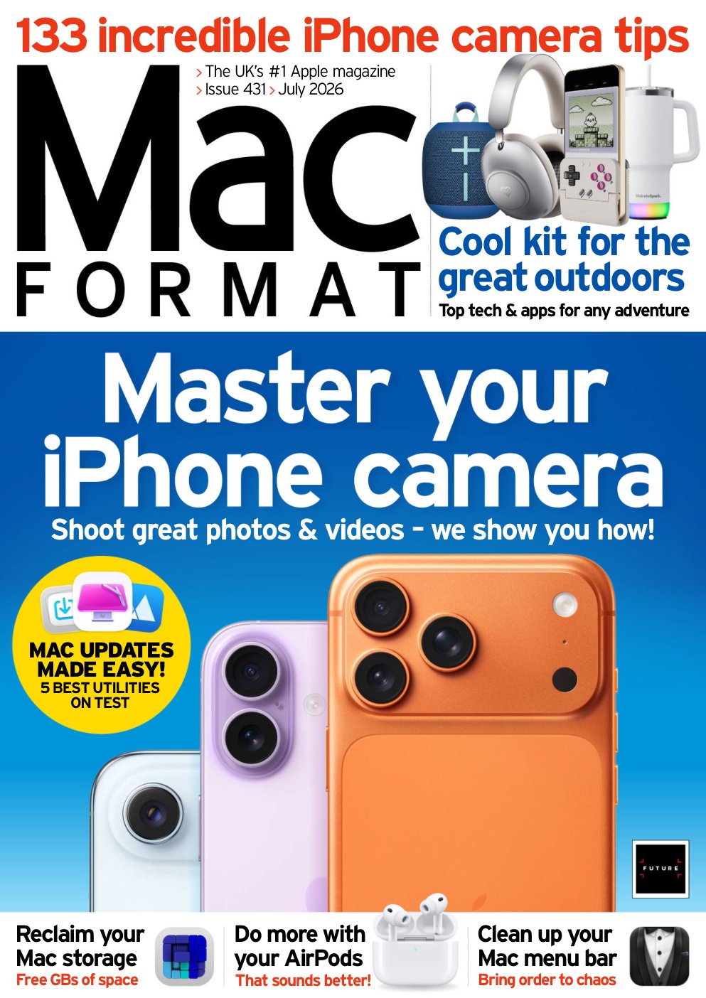 Cover of 133 incredible iPhone camera tips