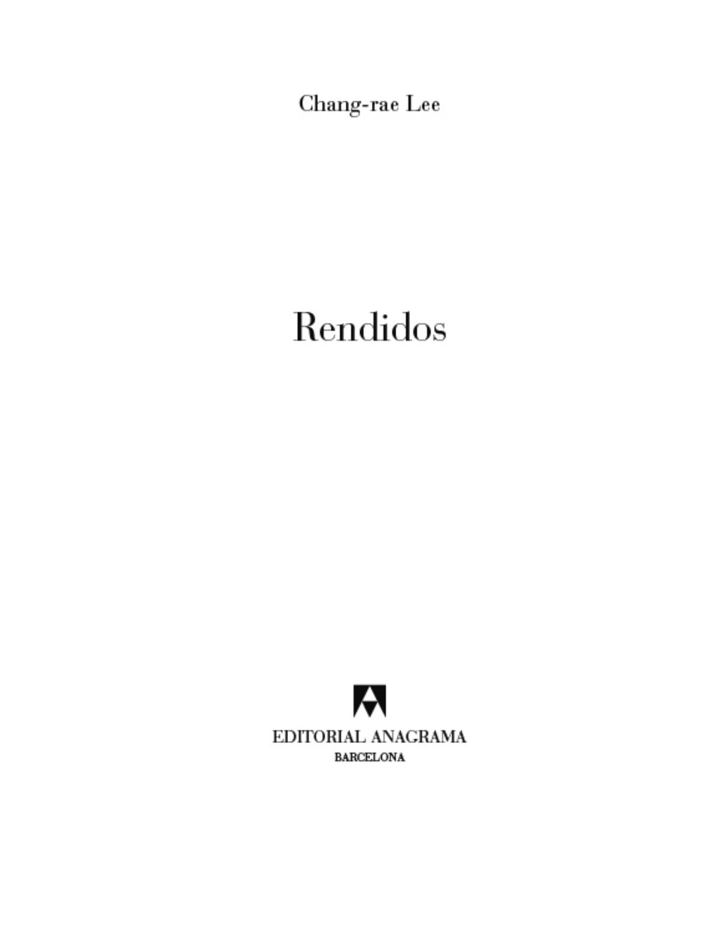 Cover of Rendidos
