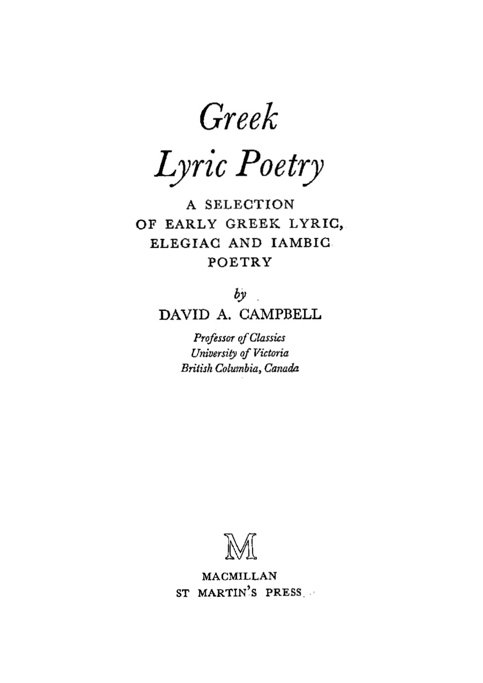 Cover of Greek