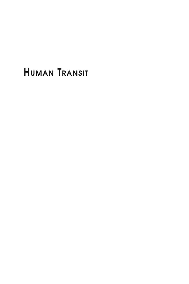 Cover of HUMAN TRANSIT (1718)