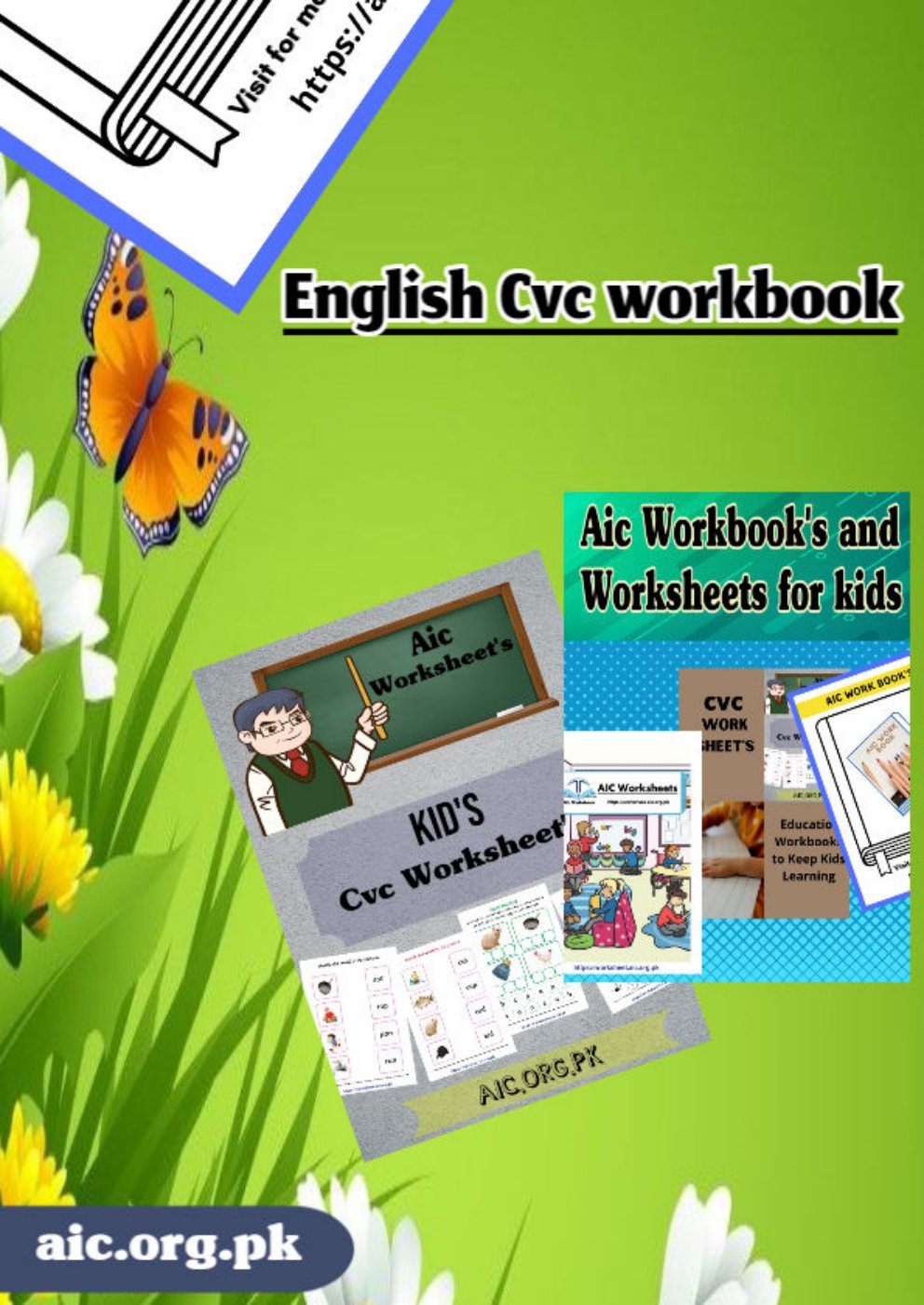 Cover of English CVC Workbook