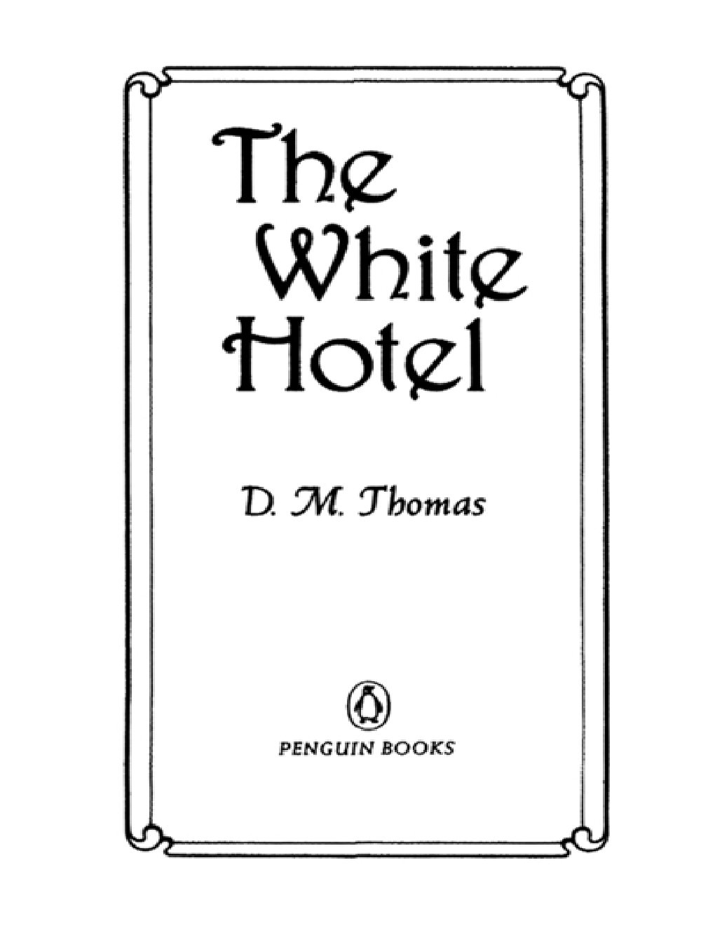 Cover of The White Hotel