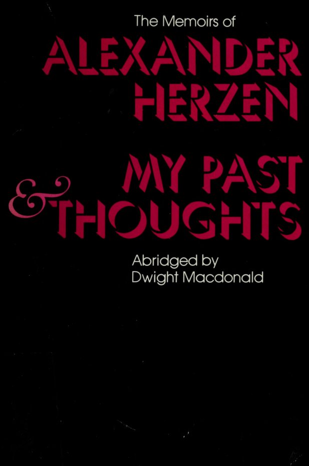 Cover of My Past and Thoughts
