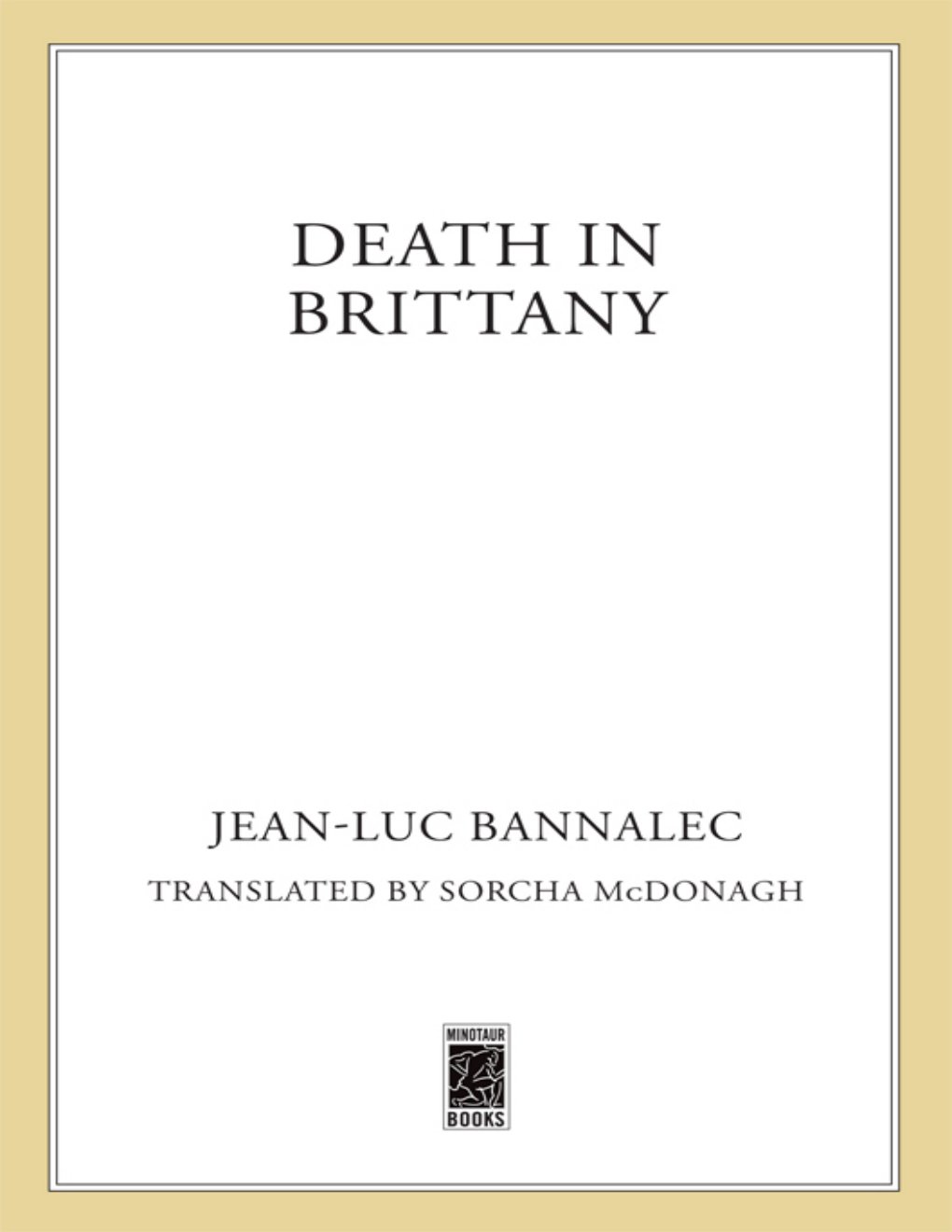 Cover of Death in Brittany