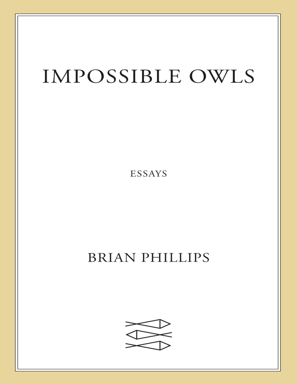 Cover of Impossible Owls