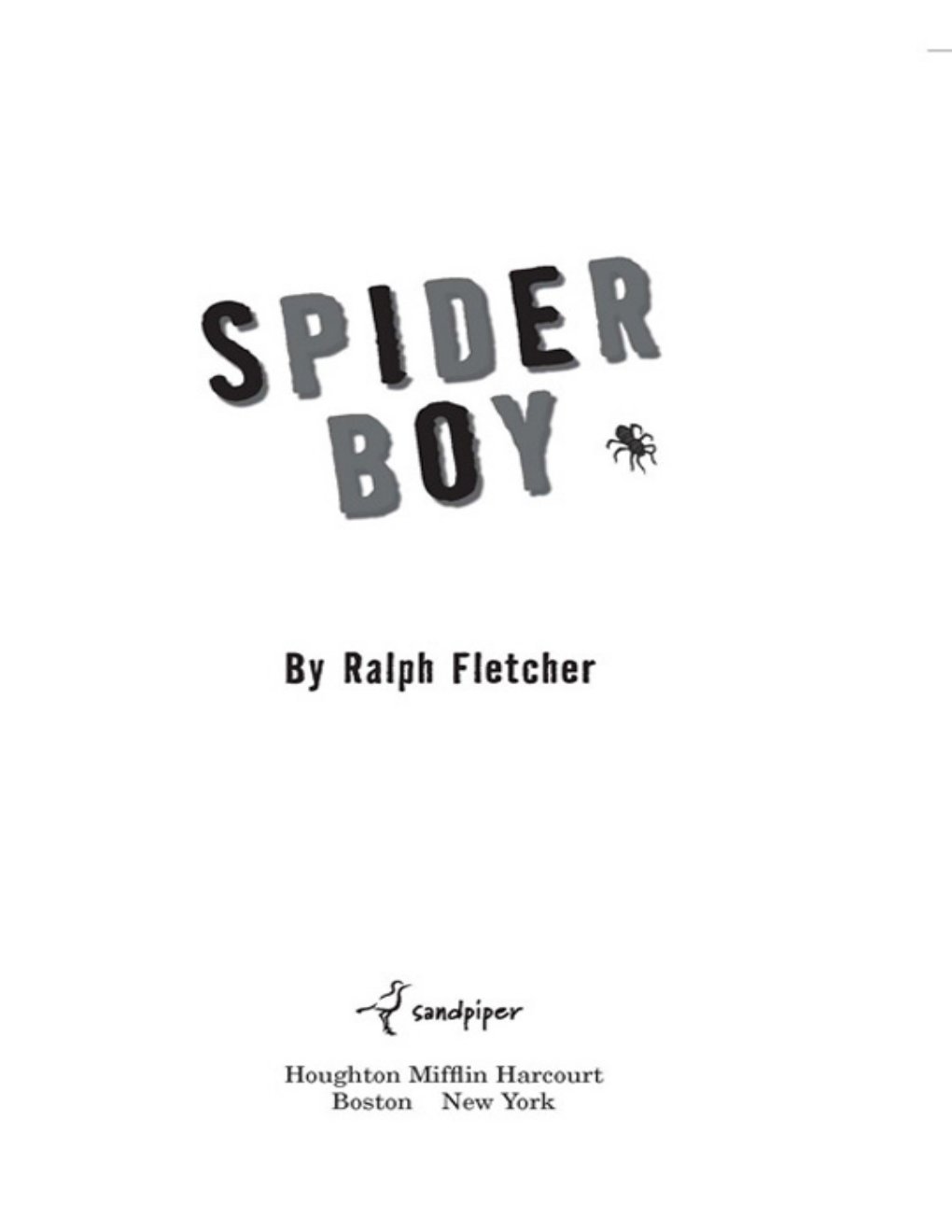 Cover of Spider Boy