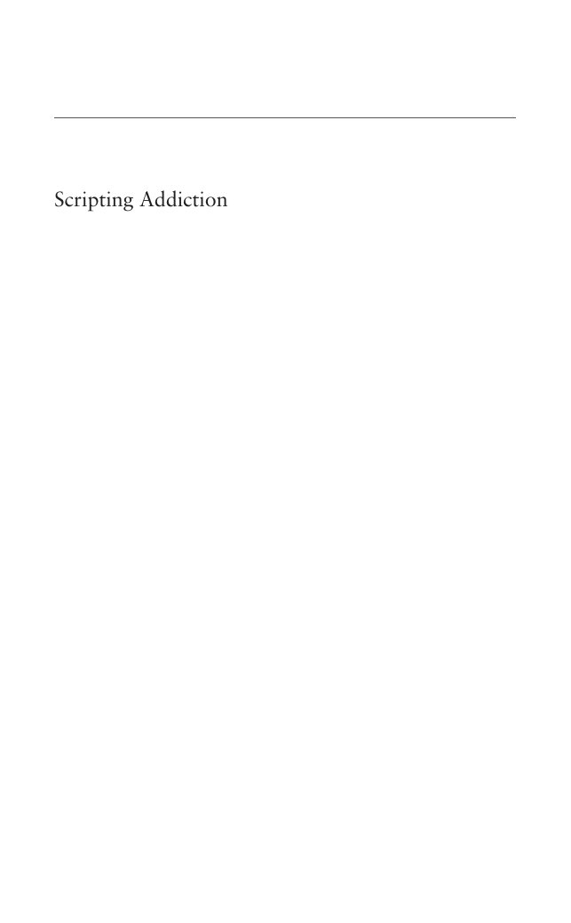 Cover of Scripting Addiction