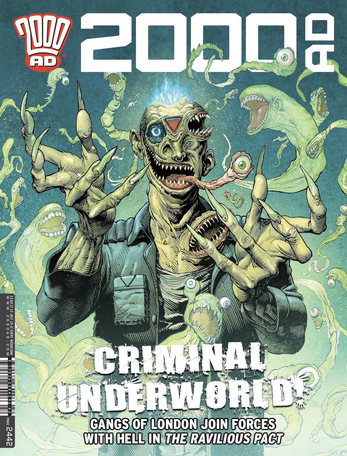 Cover of 2000AD prog 2442 (2025)