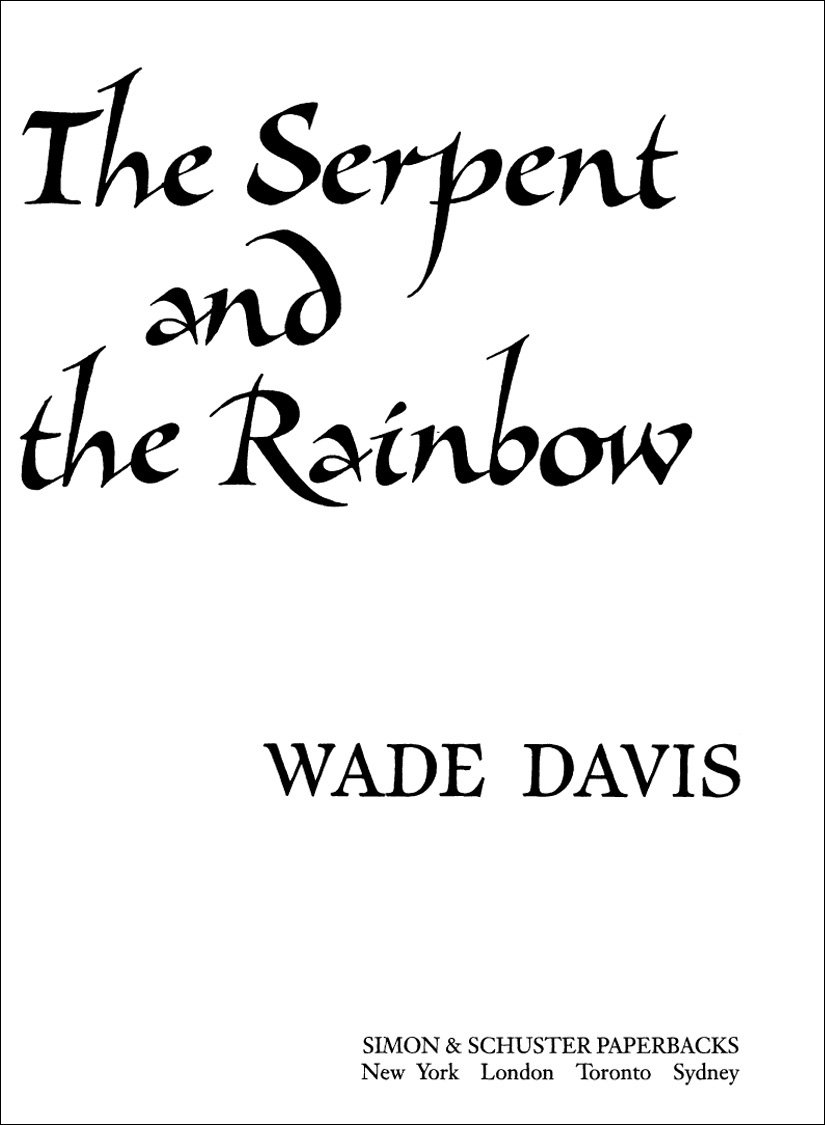 Cover of The Serpent and the Rainbow