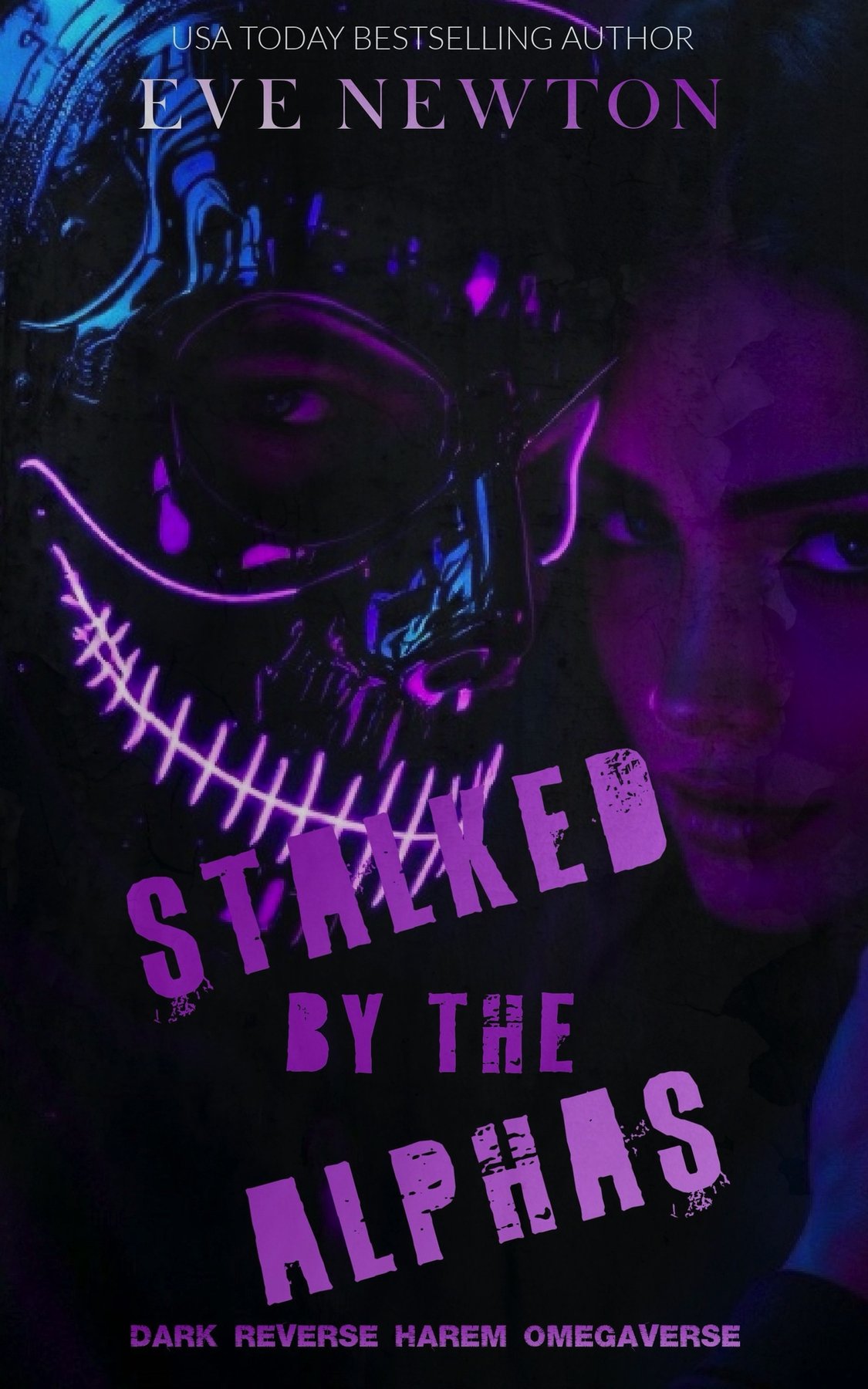 Cover of Stalked by the Alphas- Dark reverse harem omegaverse (2024)
