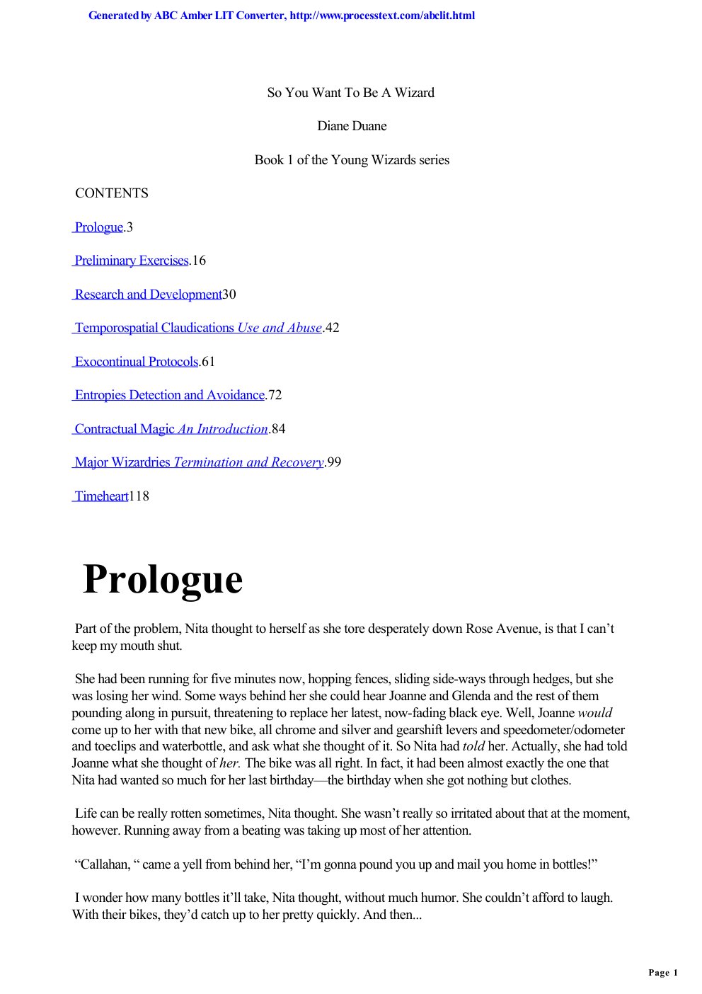 Cover of Prologue
