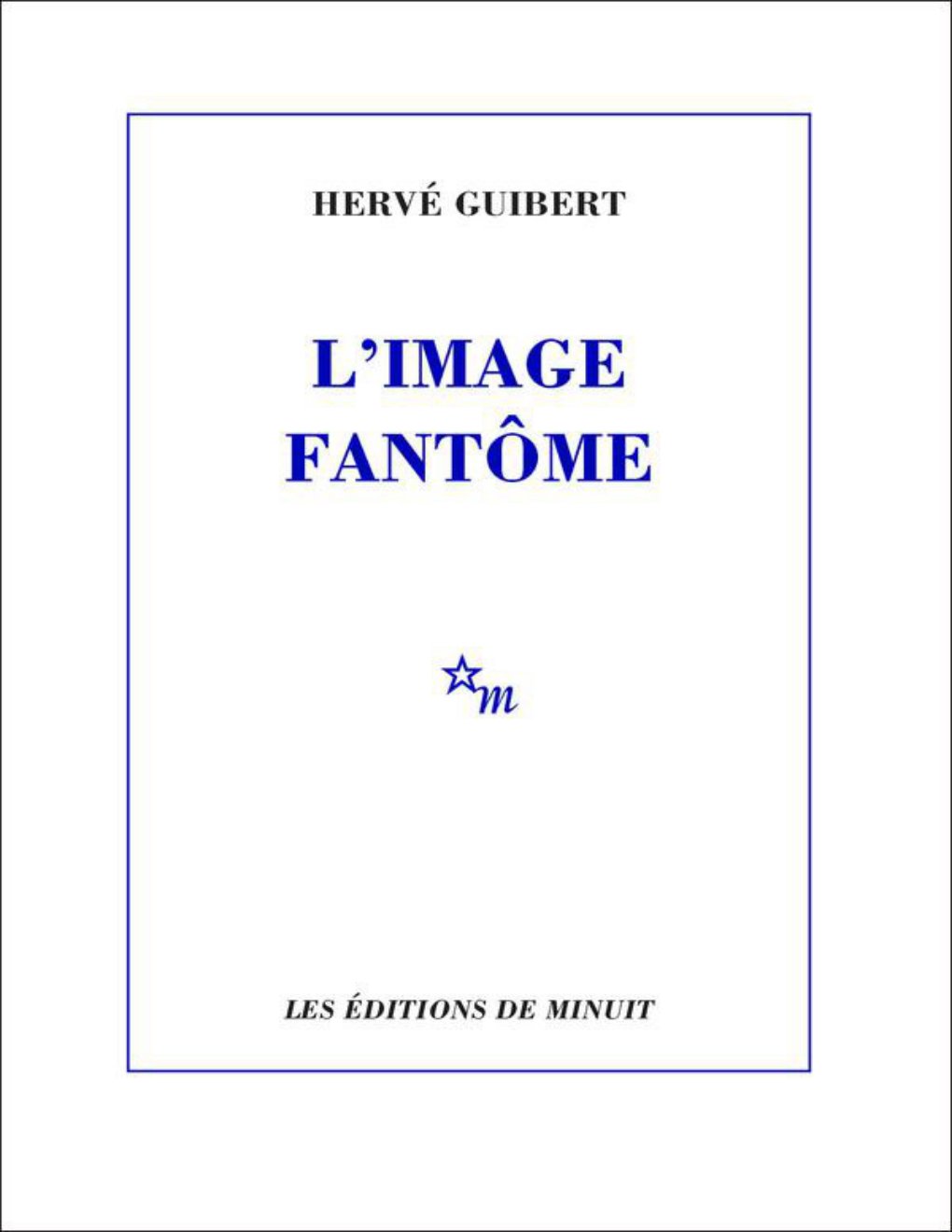 Cover of L'image fantôme