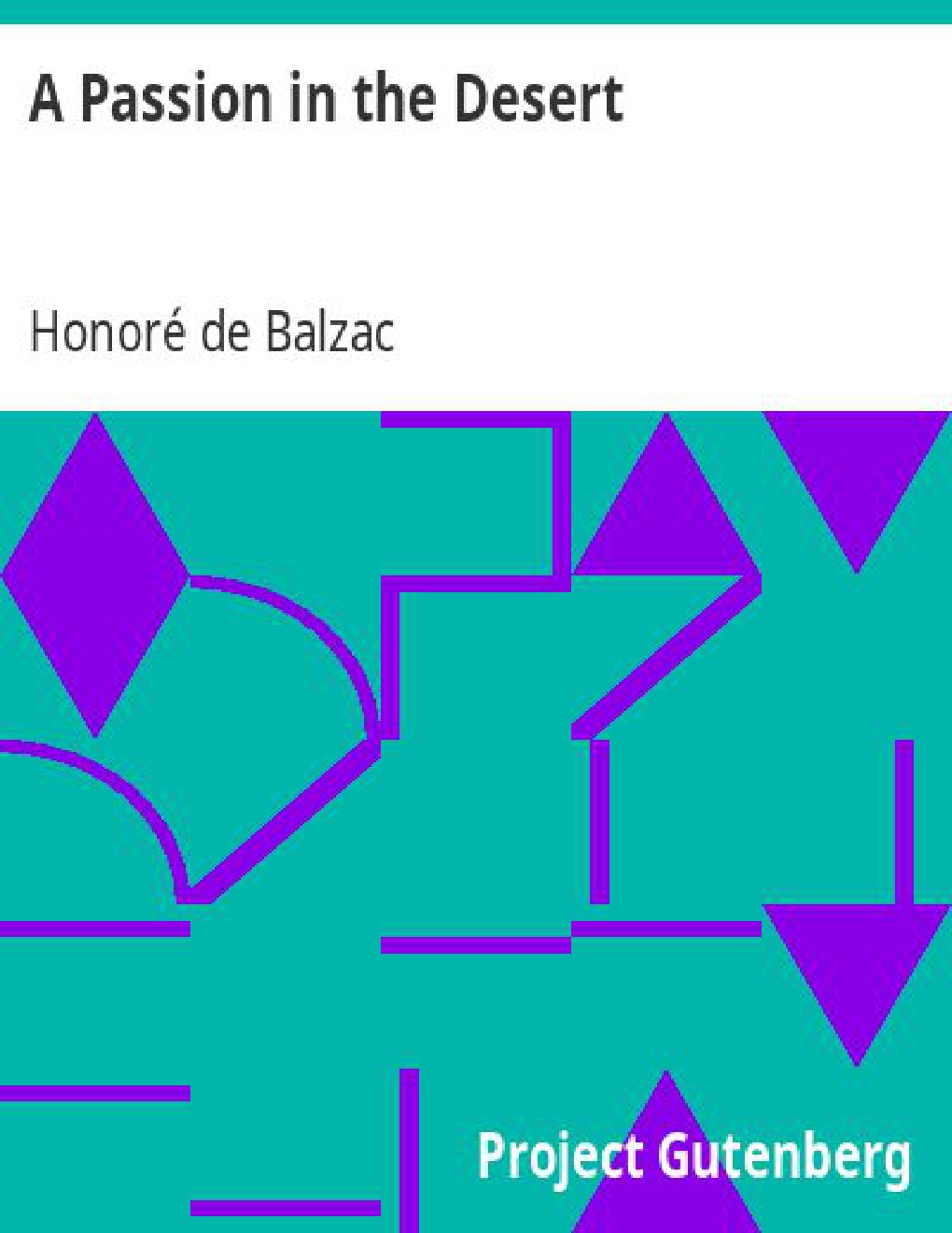 Cover of A Passion in the Desert