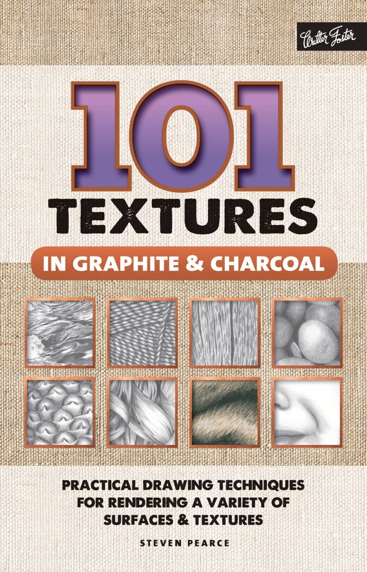 Cover of 101 Textures in Graphite & Charcoal