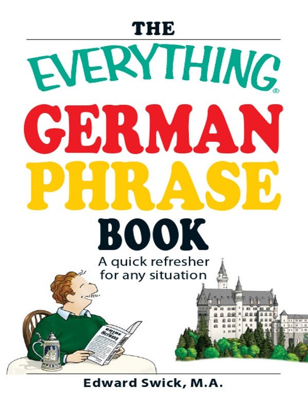 Cover of The Everything German Phrase Book