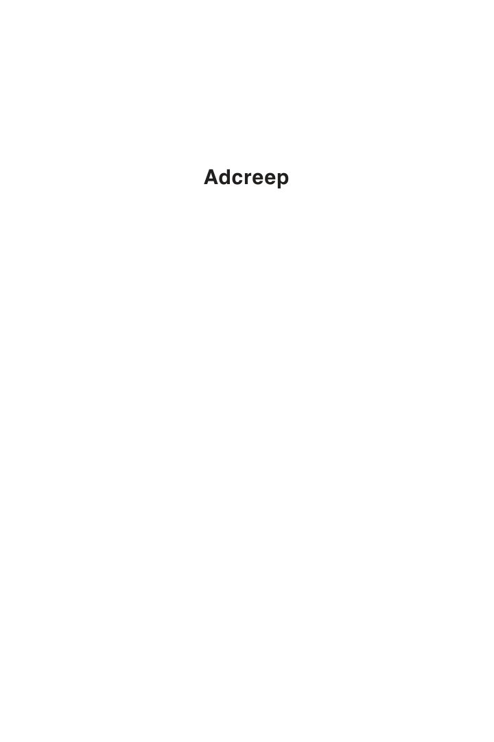 Cover of Adcreep