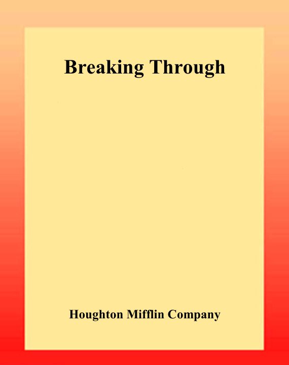 Cover of Breaking Through