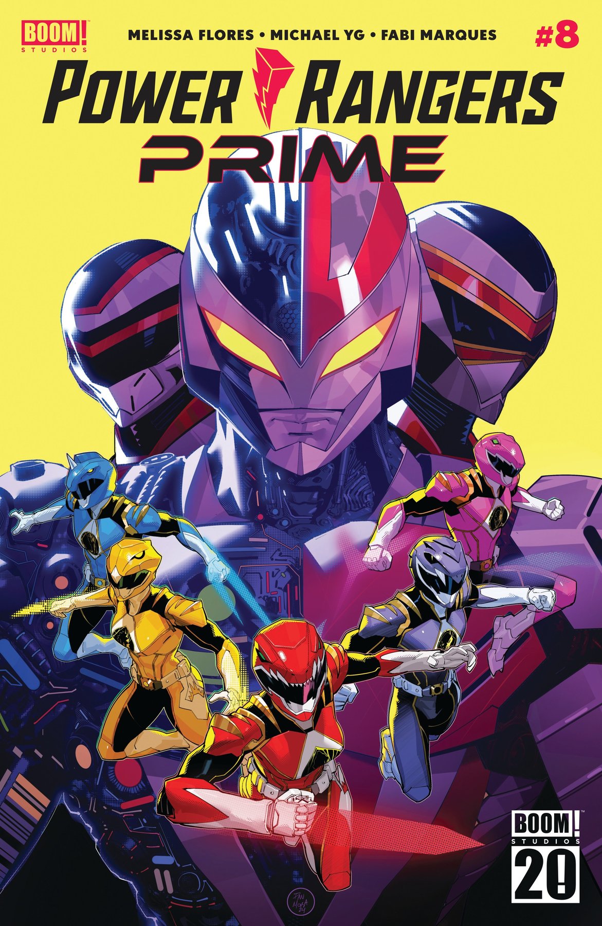 Cover of Power Rangers Prime #8