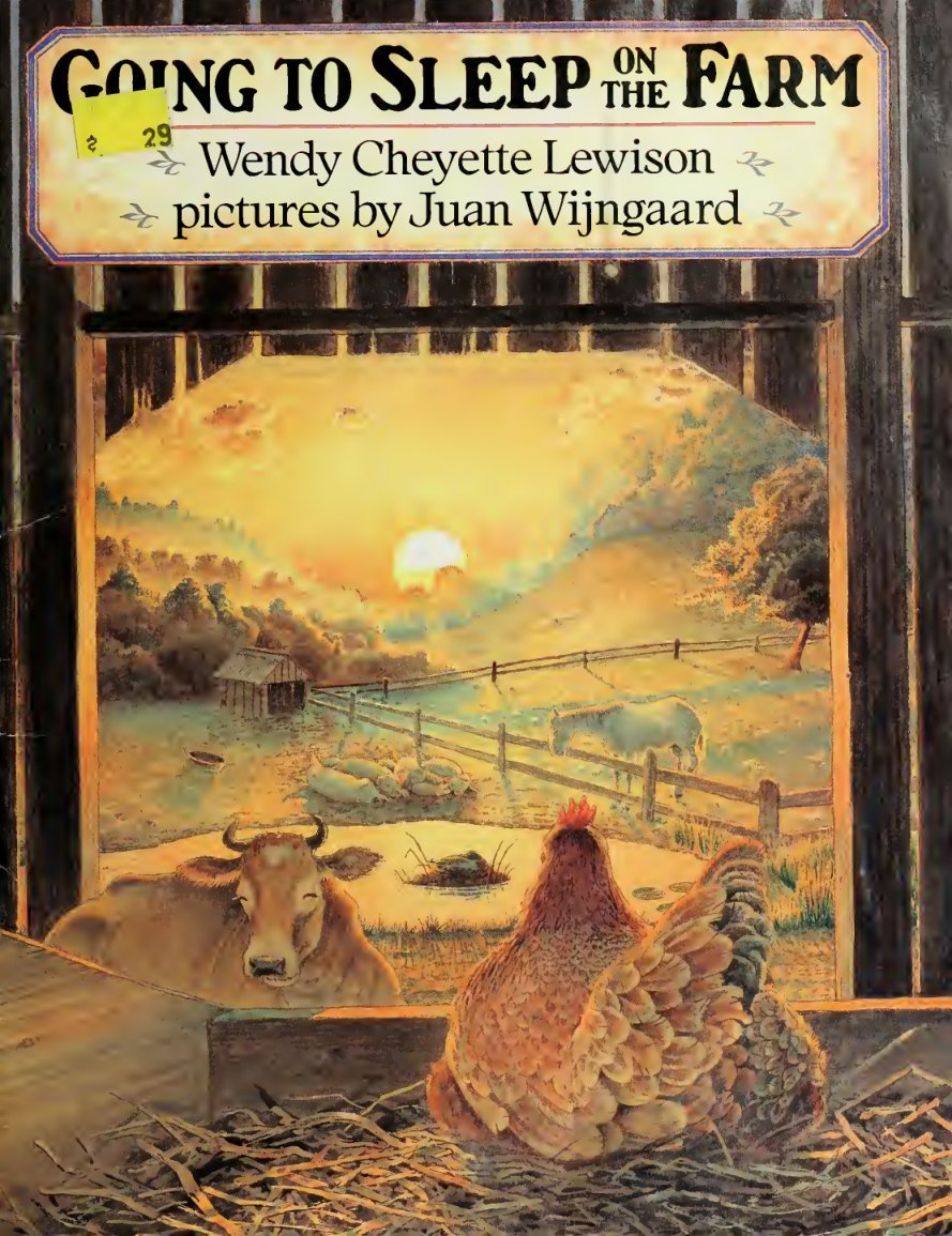 Cover of Going to sleep on the farm
