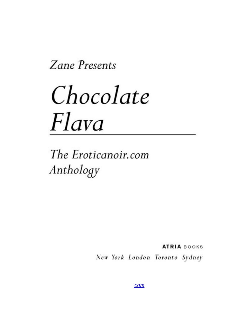 Cover of Chocolate Flava (1945)