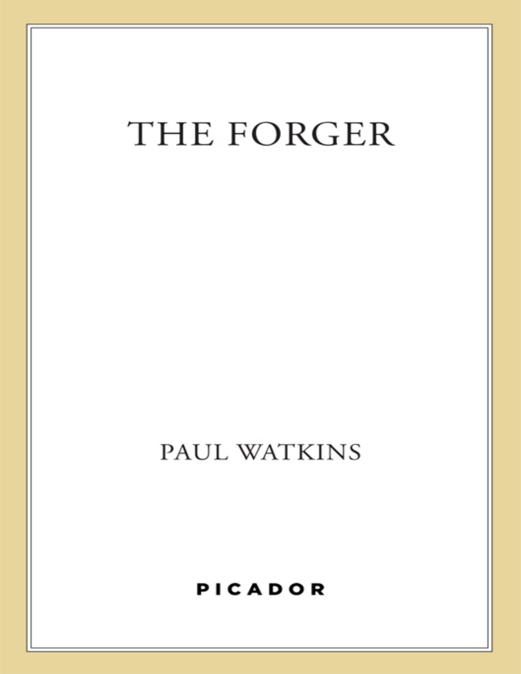 Cover of The Forger