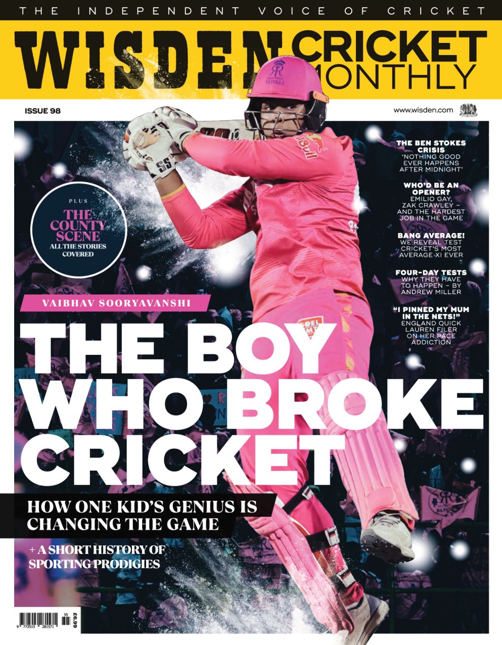 Cover of Wisden Cricket Monthly (2026)