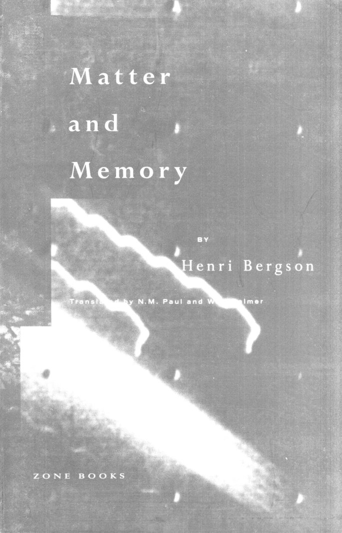 Cover of Matter and Memory