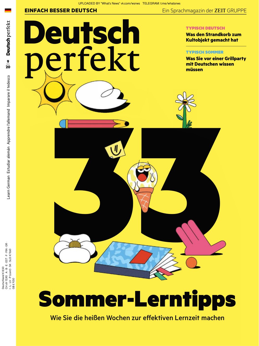 Cover of Sommer-Lerntipps