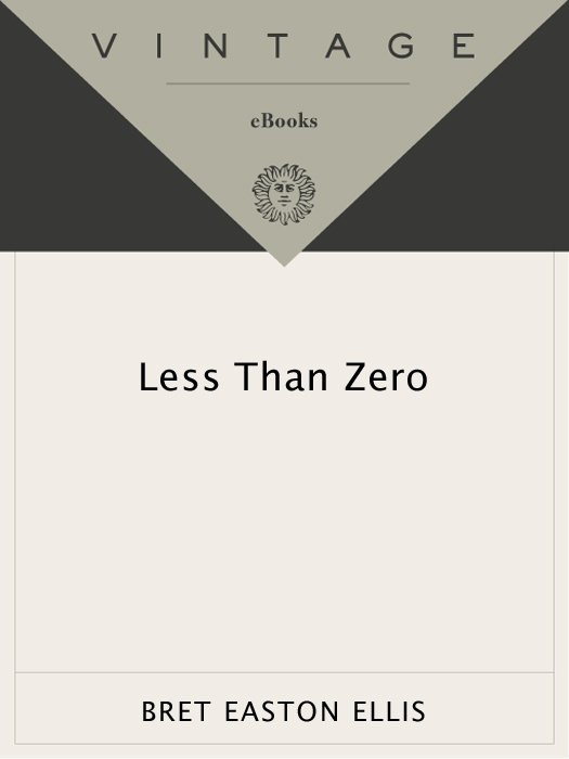 Cover of Less Than Zero