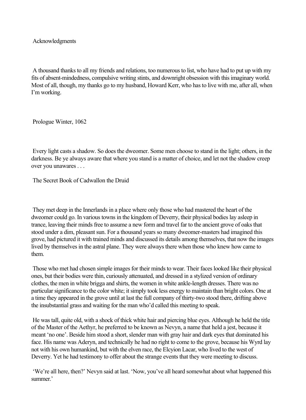 Cover of Acknowledgments