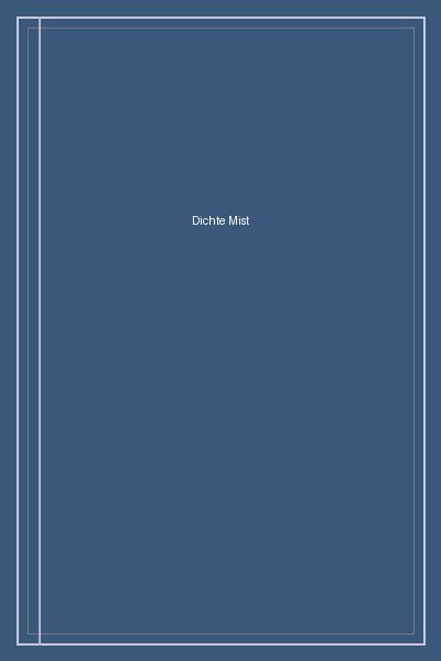 Cover of Dichte Mist (1936)