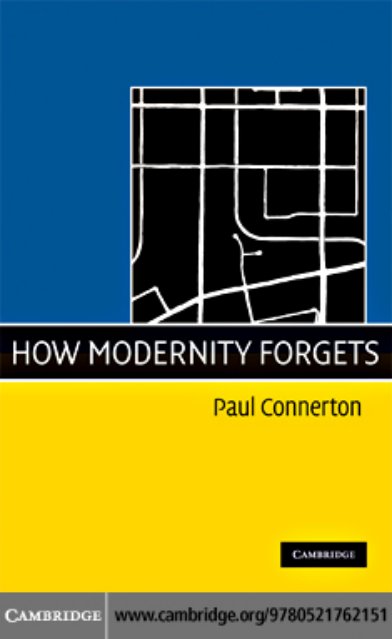 Cover of How Modernity Forgets