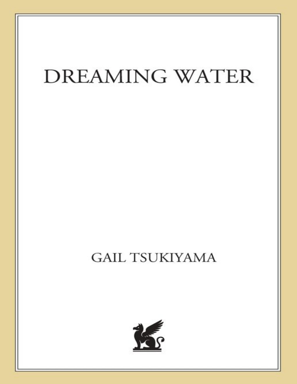 Cover of Dreaming Water
