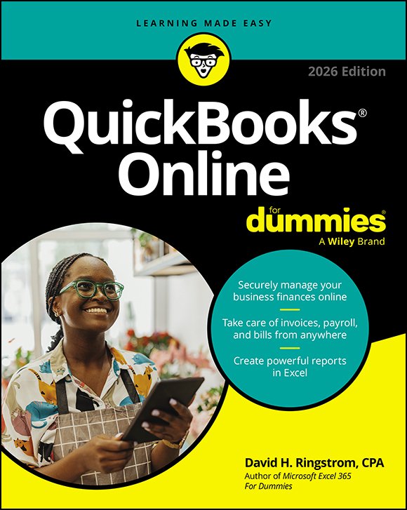 Cover of QuickBooks Online For Dummies, 2026 Edition
