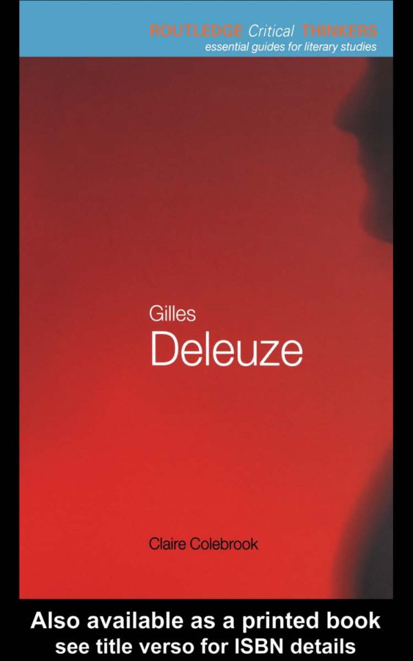 Cover of GILLES DELEUZE