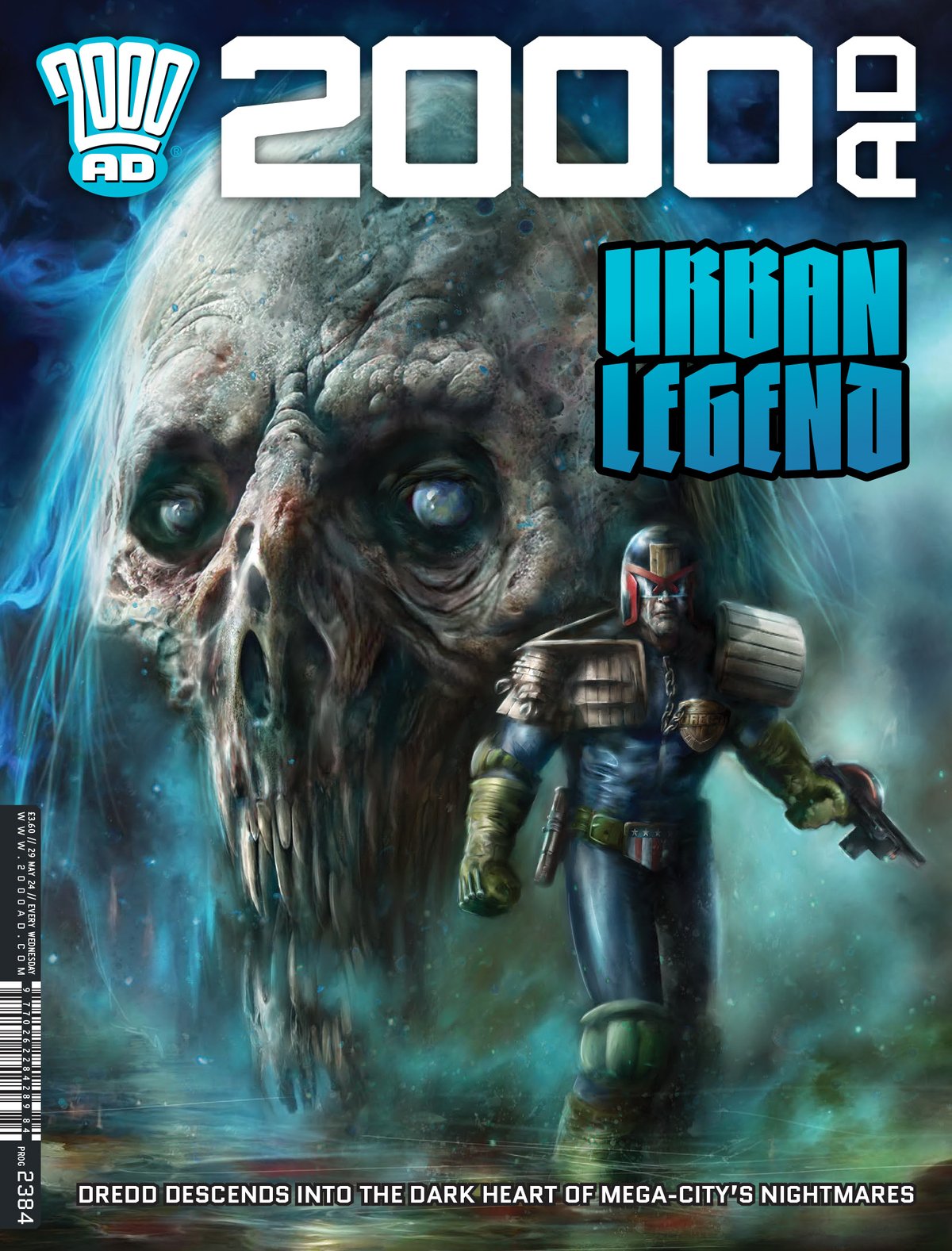 Cover of 2000AD prog 2384 (2024)