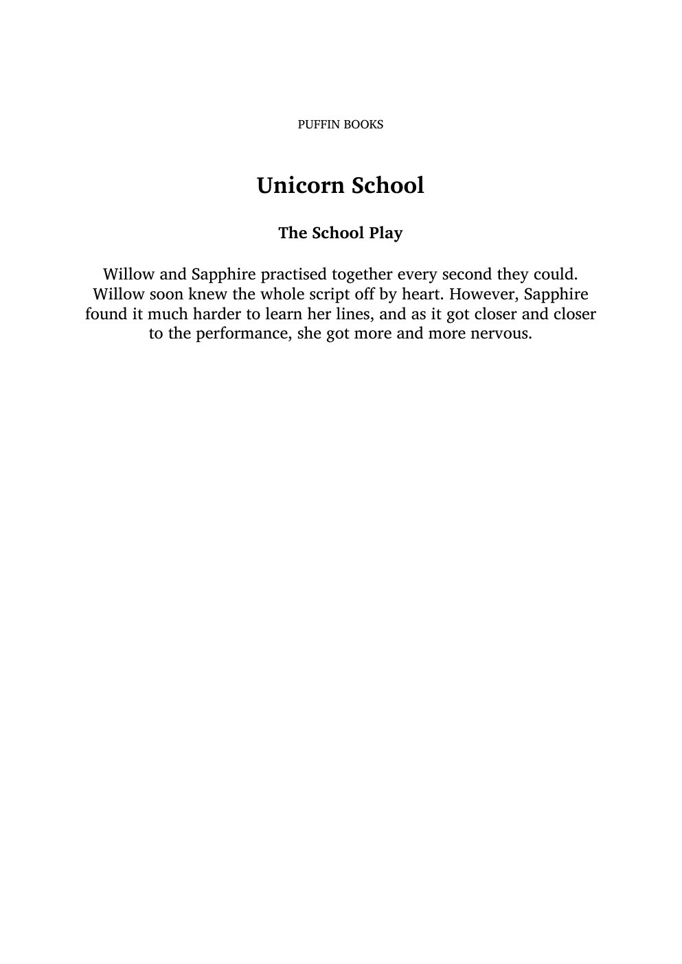 Cover of Unicorn School