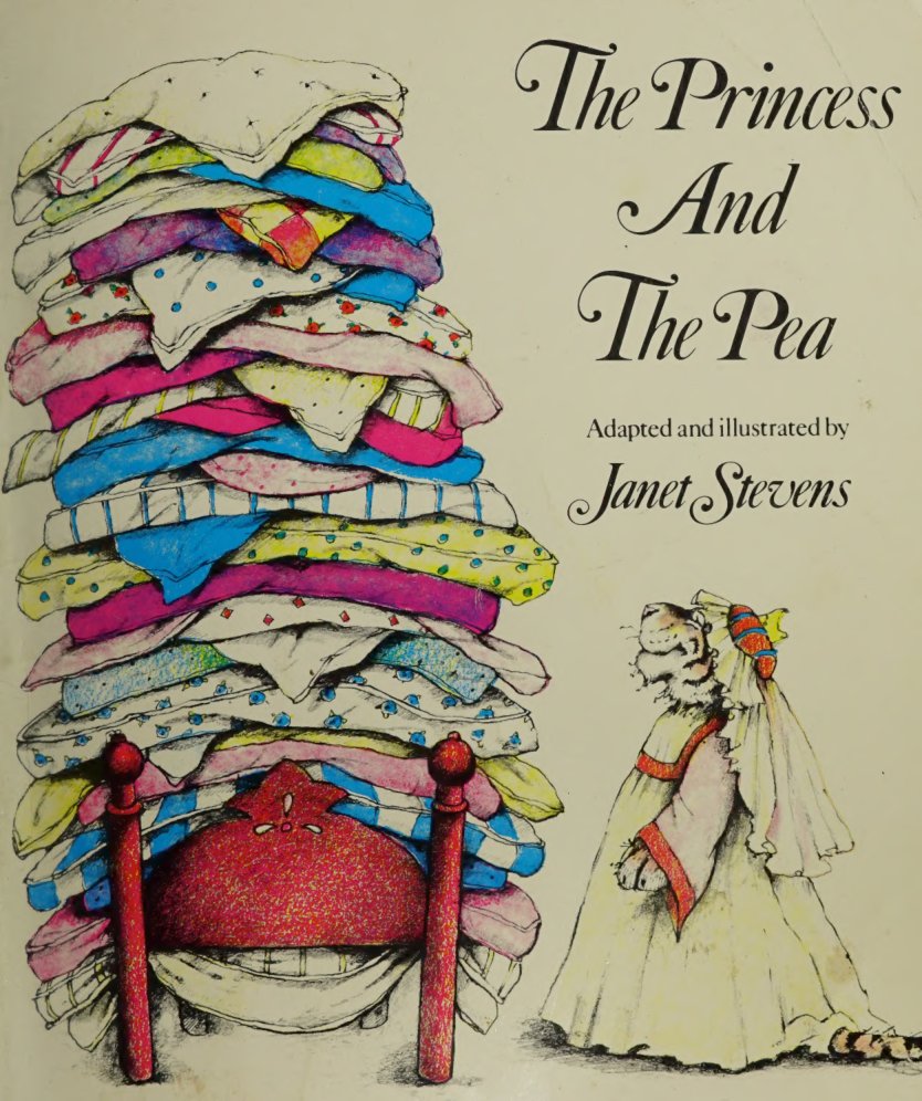 Cover of The princess and the pea