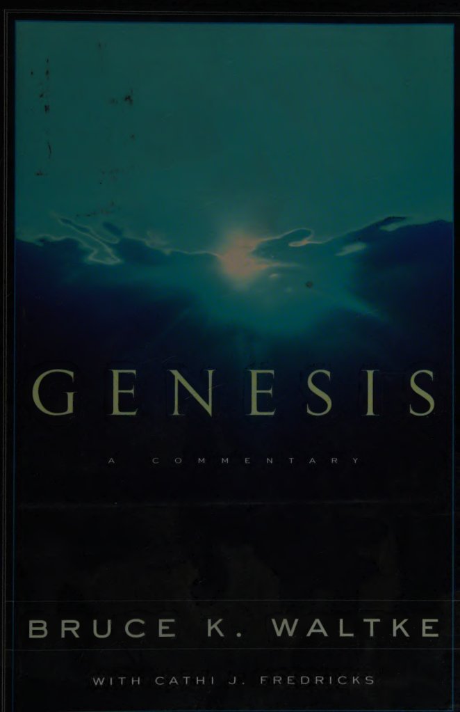Cover of Genesis : a commentary