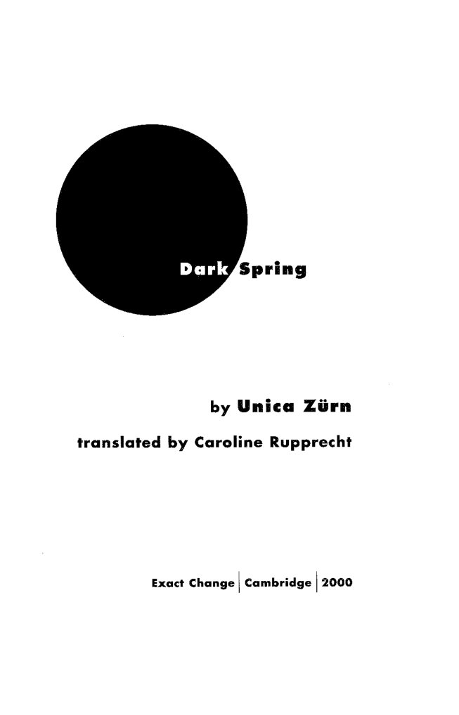 Cover of Dark Spring