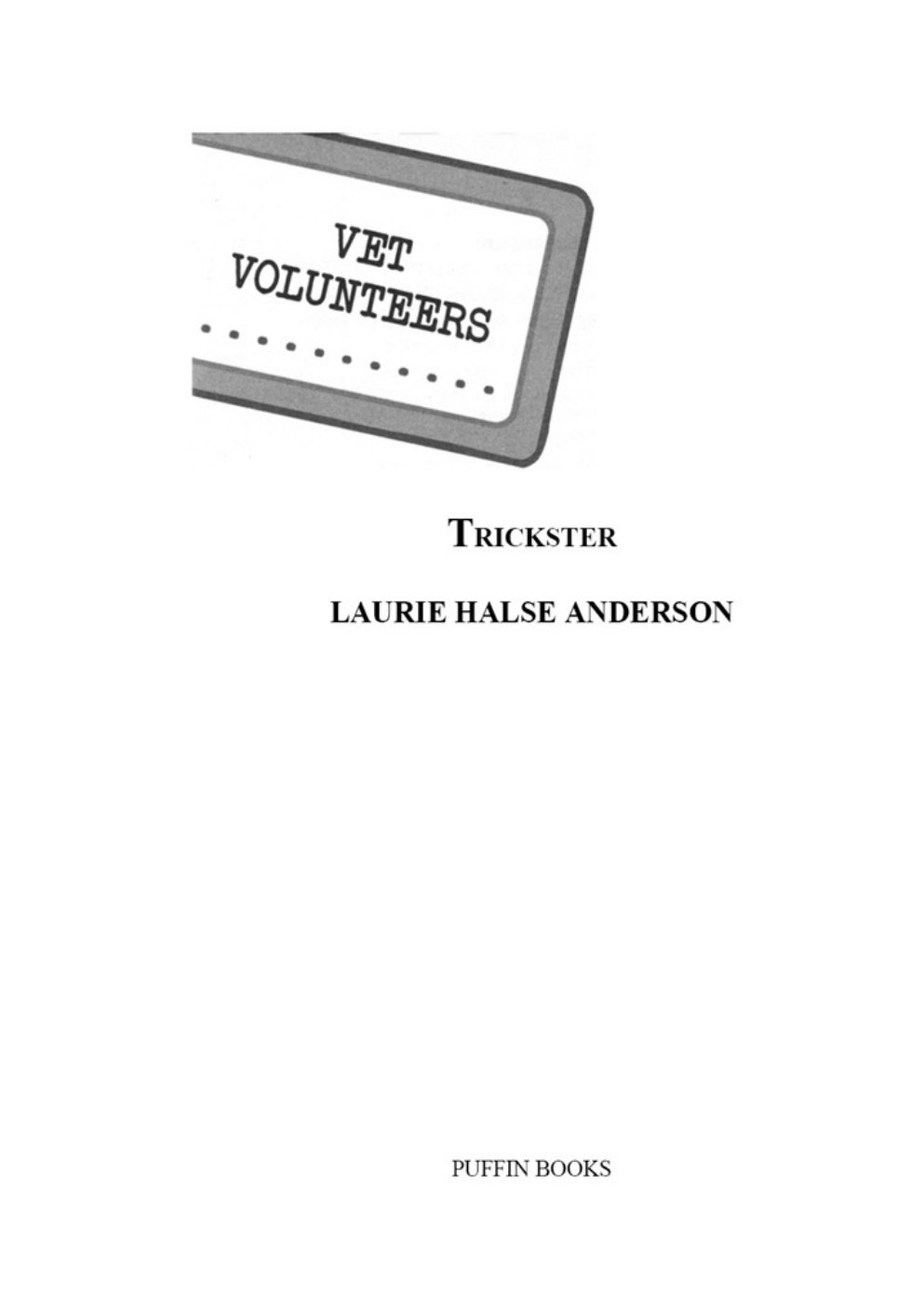 Cover of Trickster