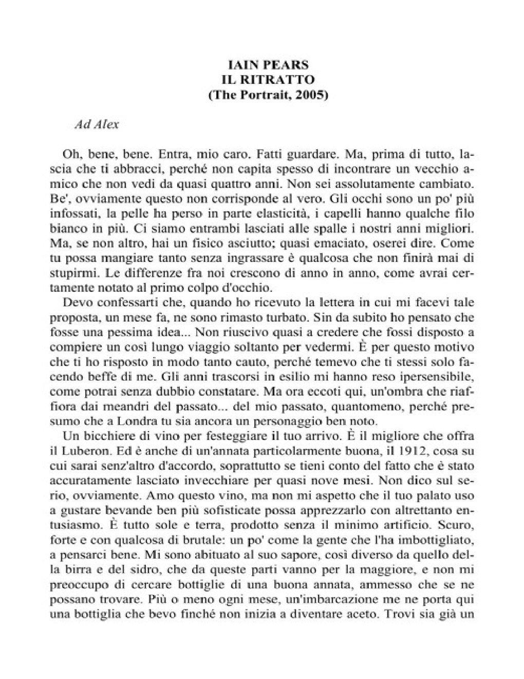 Cover of Il ritratto